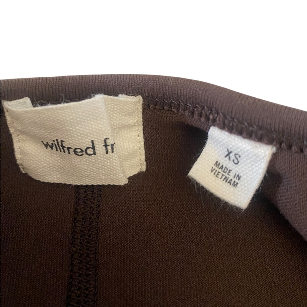 SOLD - Wilfred Free Brown Sleeveless Jumpsuit with Scoop Neckline - Picture 5 of 8